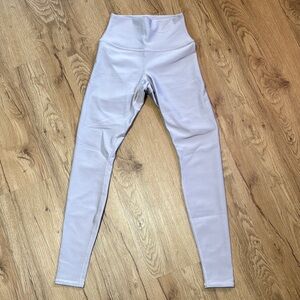 ALO Yoga Lavender Smoke full-length airlift XS leggings